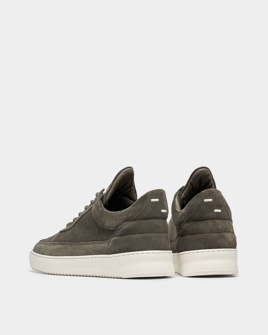 Low Top Organic Suede Green