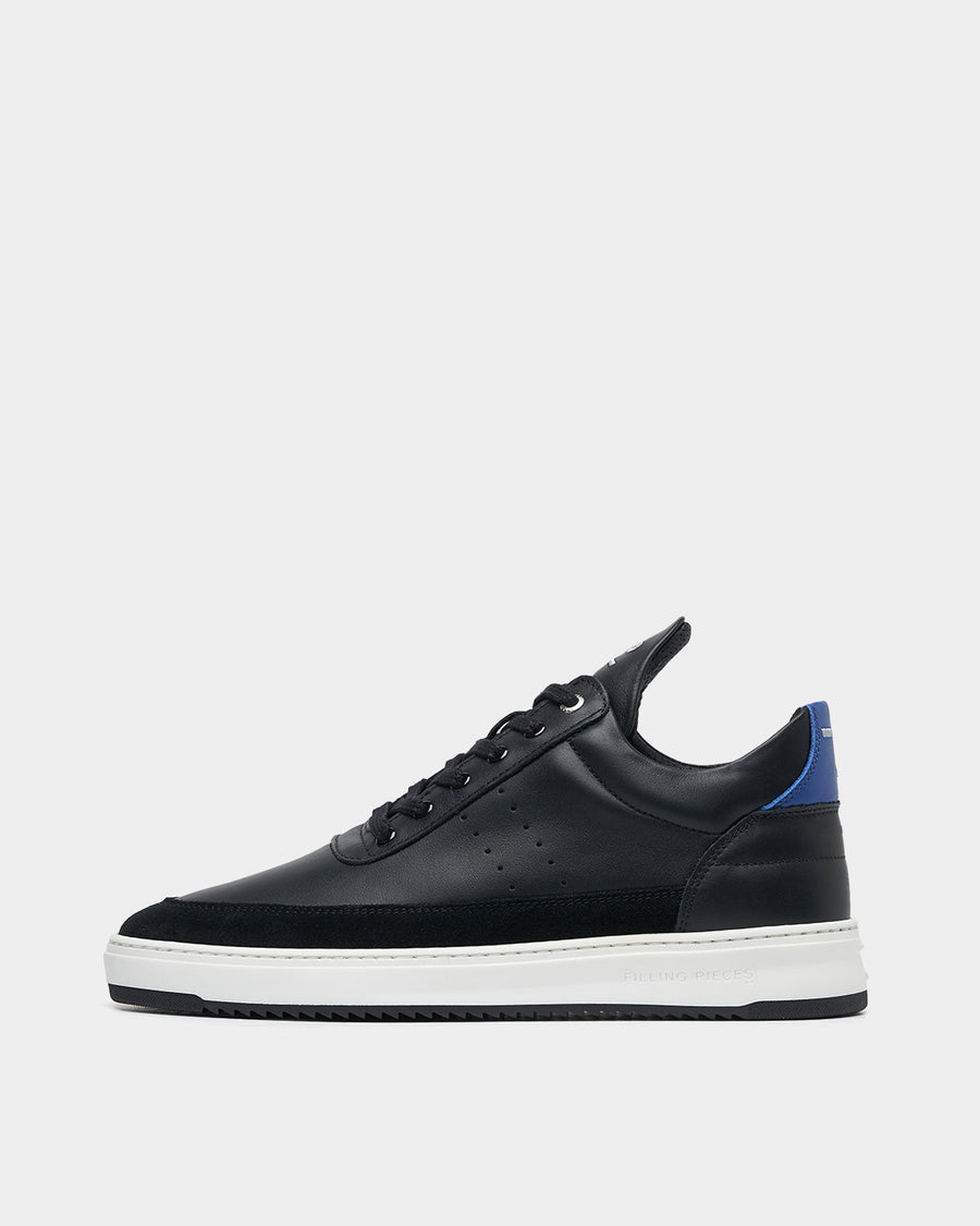 Low Top Bianco Black