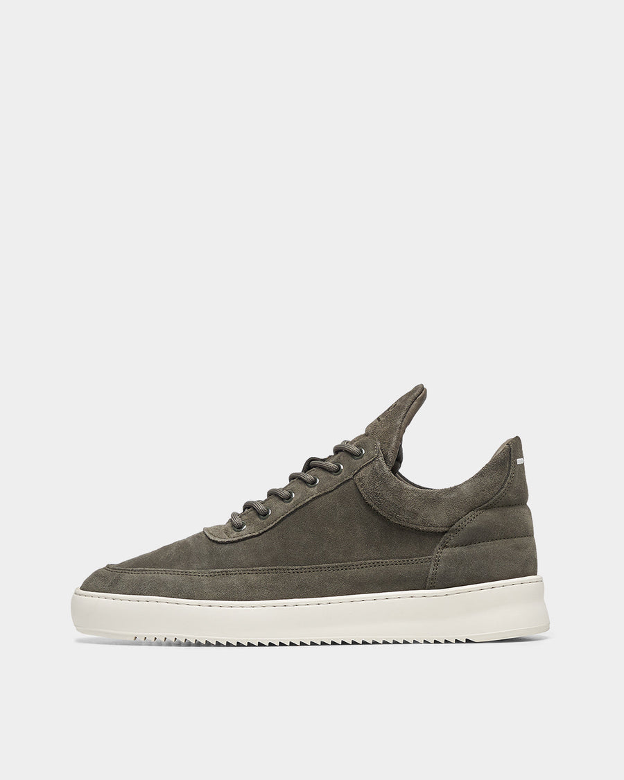 Low Top Organic Suede Green