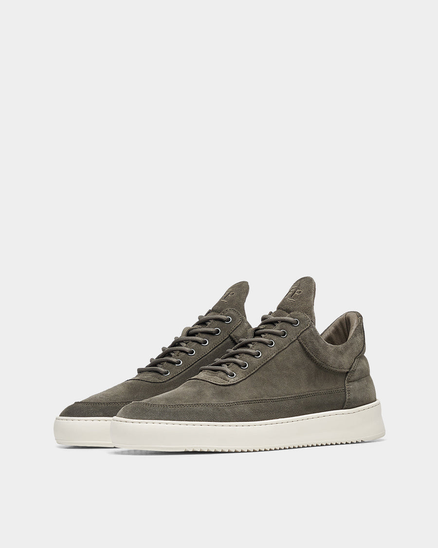 Low Top Organic Suede Green