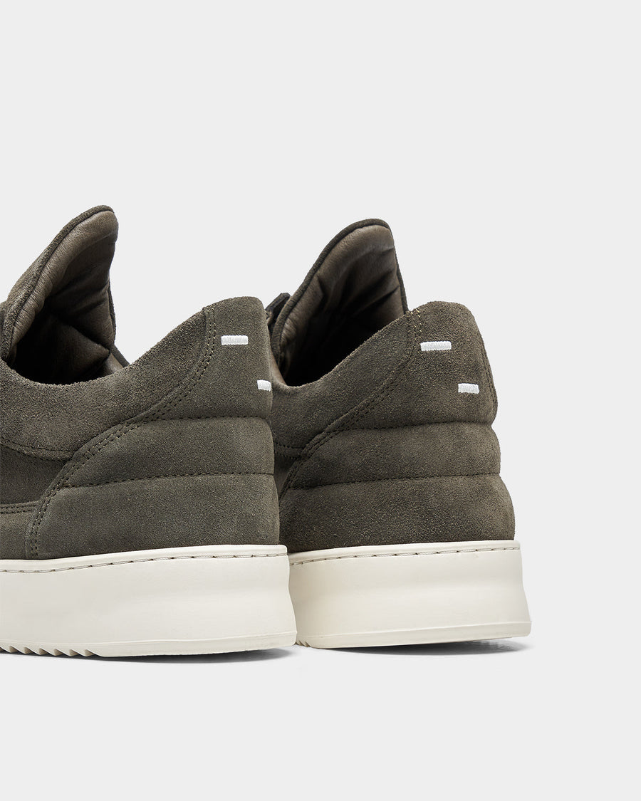 Low Top Organic Suede Green